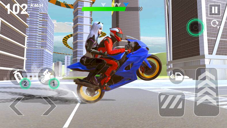 Скачать взломанную GT Moto Stunts 3D: Bike Games [Много монет] MOD apk на Андроид