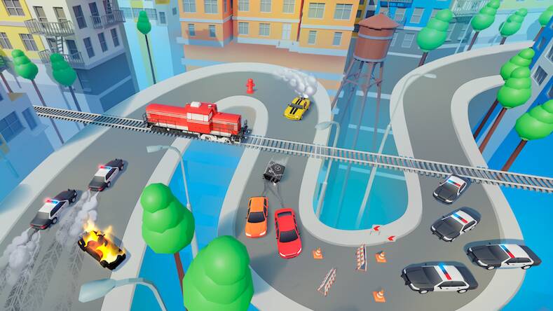 Скачать взломанную Line Race: Уличные Гонки [Мод меню] MOD apk на Андроид
