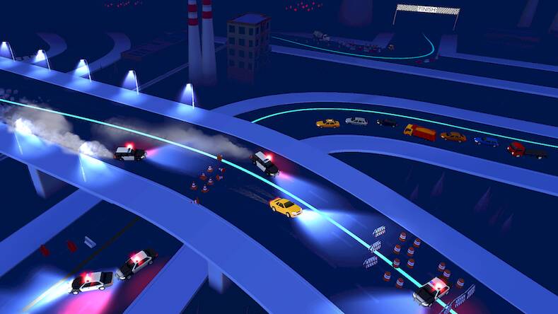 Скачать взломанную Line Race: Уличные Гонки [Мод меню] MOD apk на Андроид