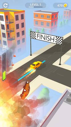 Скачать взломанную Line Race: Уличные Гонки [Мод меню] MOD apk на Андроид