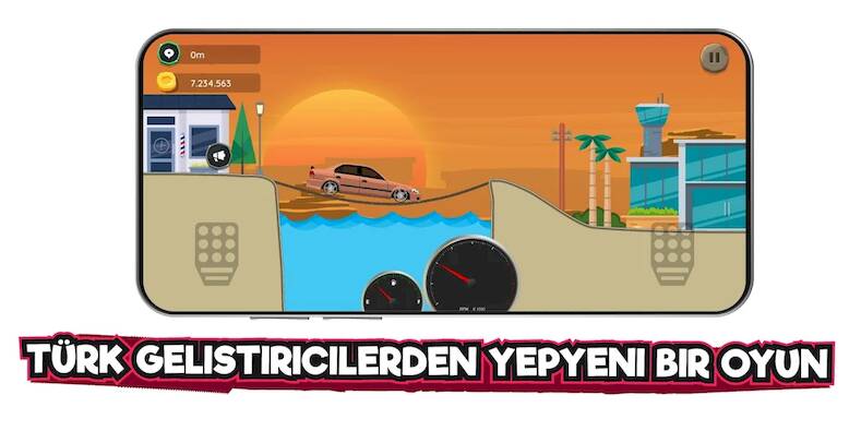 Скачать взломанную 2D Araba Serisi Modifiye Oyunu [Бесплатные покупки] MOD apk на Андроид