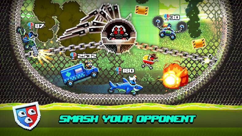 Скачать взломанную Drive Ahead! Yalla! [Бесплатные покупки] MOD apk на Андроид