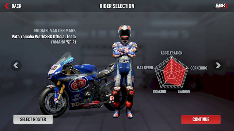 Скачать взломанную SBK Official Mobile Game [Много монет] MOD apk на Андроид