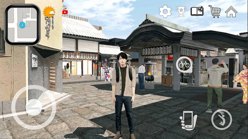 Скачать взломанную Доставка еды Sim- Япония Осака [Мод меню] MOD apk на Андроид