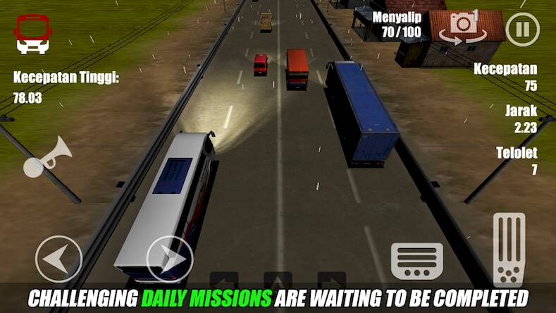 Скачать взломанную Telolet Bus Driving 3D [Много денег] MOD apk на Андроид