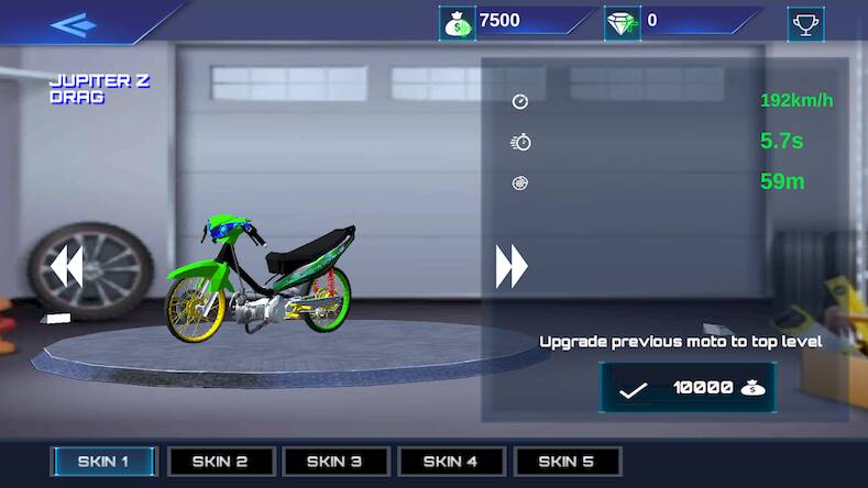 Скачать взломанную Real Drag Bike Racing [Много денег] MOD apk на Андроид