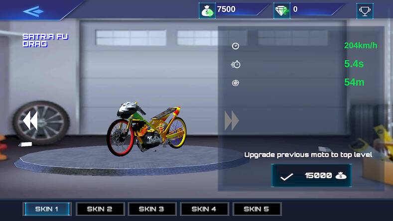 Скачать взломанную Real Drag Bike Racing [Много денег] MOD apk на Андроид