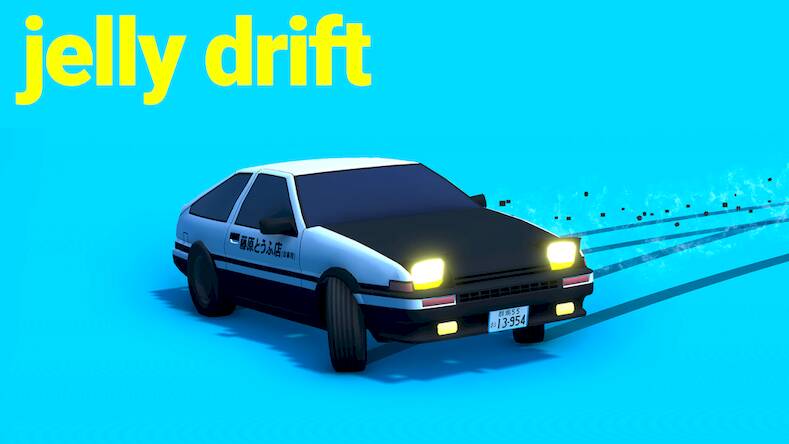 Скачать взломанную Jelly Drift [Бесплатные покупки] MOD apk на Андроид