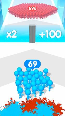 Скачать взломанную Count Stickman: Run Master 3D [Много монет] MOD apk на Андроид