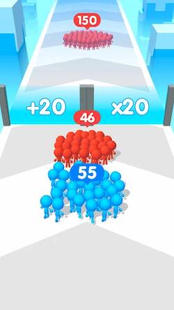 Скачать взломанную Count Stickman: Run Master 3D [Много монет] MOD apk на Андроид