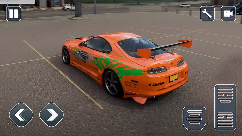 Скачать взломанную Fun Race Toyota Supra Parking [Бесплатные покупки] MOD apk на Андроид