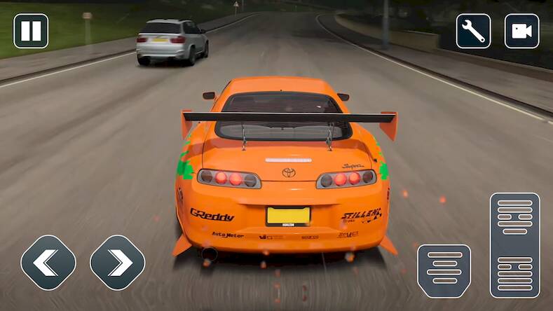 Скачать взломанную Fun Race Toyota Supra Parking [Бесплатные покупки] MOD apk на Андроид