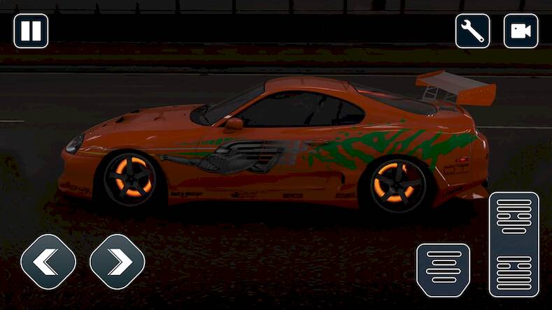 Скачать взломанную Fun Race Toyota Supra Parking [Бесплатные покупки] MOD apk на Андроид