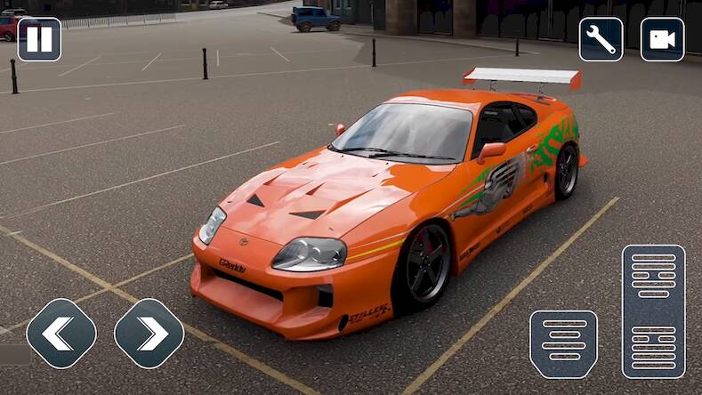 Скачать взломанную Fun Race Toyota Supra Parking [Бесплатные покупки] MOD apk на Андроид