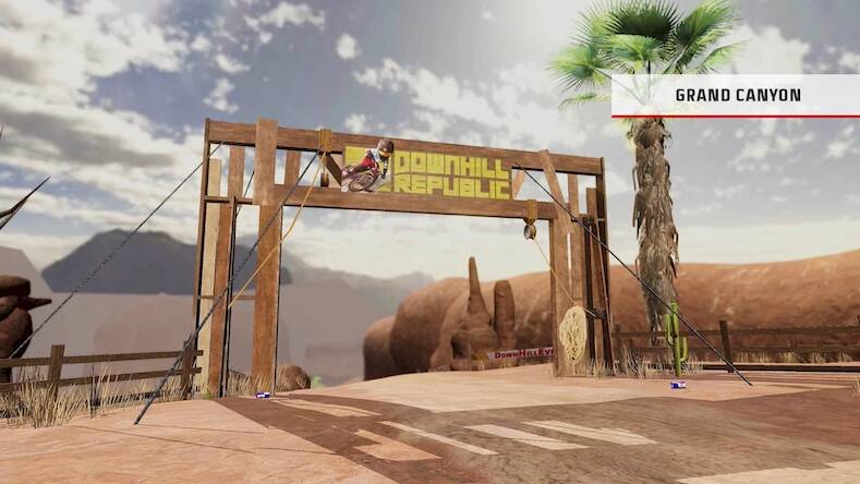 Скачать взломанную Downhill Republic [Много денег] MOD apk на Андроид