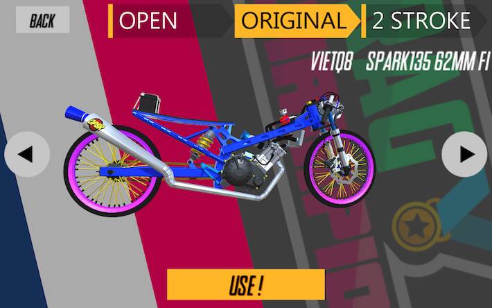 Скачать взломанную Drag King - 201m thailand raci [Бесплатные покупки] MOD apk на Андроид