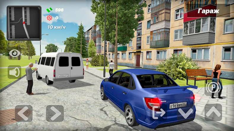 Скачать взломанную Лада Гранта. Игра про машины [Много денег] MOD apk на Андроид