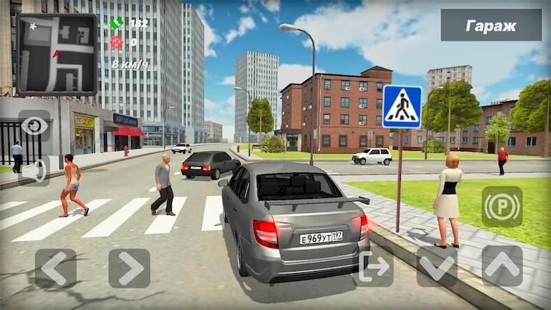 Скачать взломанную Лада Гранта. Игра про машины [Много денег] MOD apk на Андроид