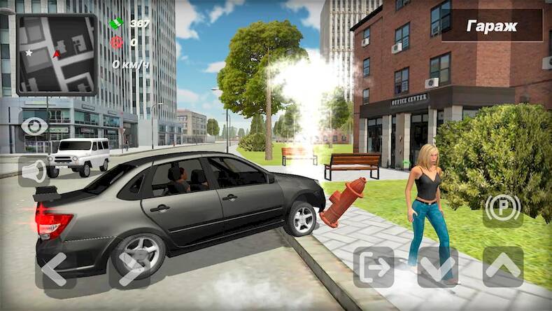 Скачать взломанную Лада Гранта. Игра про машины [Много денег] MOD apk на Андроид