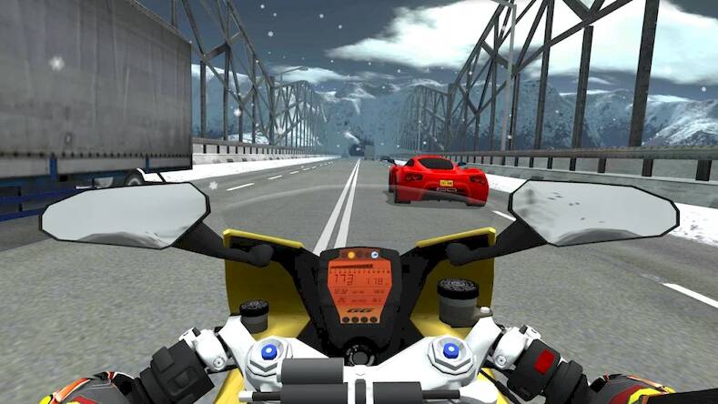 Скачать взломанную Moto Racing 3D [Мод меню] MOD apk на Андроид