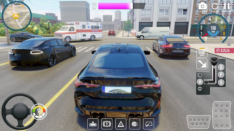 Скачать взломанную Car Driving School Sim 2023 [Много монет] MOD apk на Андроид