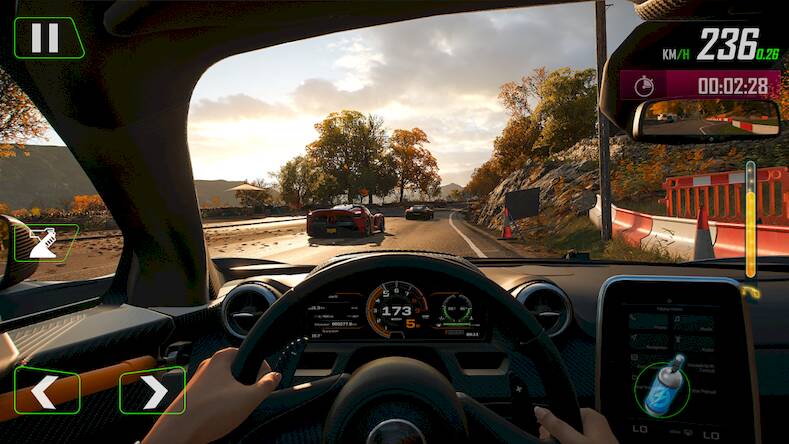 Скачать взломанную Скорость Автомобиль Гоночные [Мод меню] MOD apk на Андроид