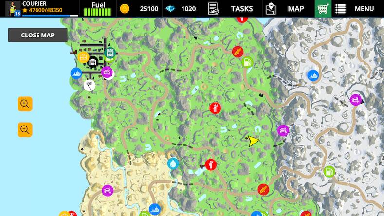 Скачать взломанную Driving Zone: Offroad Lite [Много денег] MOD apk на Андроид
