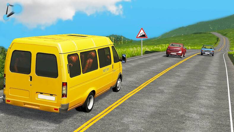 Скачать взломанную Car Crash Racer Russian [Много монет] MOD apk на Андроид