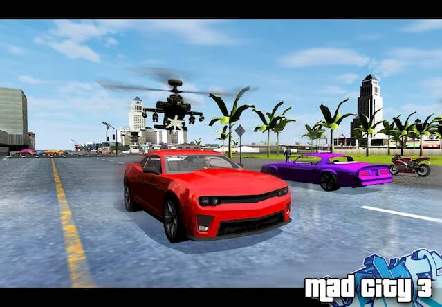 Скачать взломанную Mad City Crime 3 Long Story [Бесплатные покупки] MOD apk на Андроид