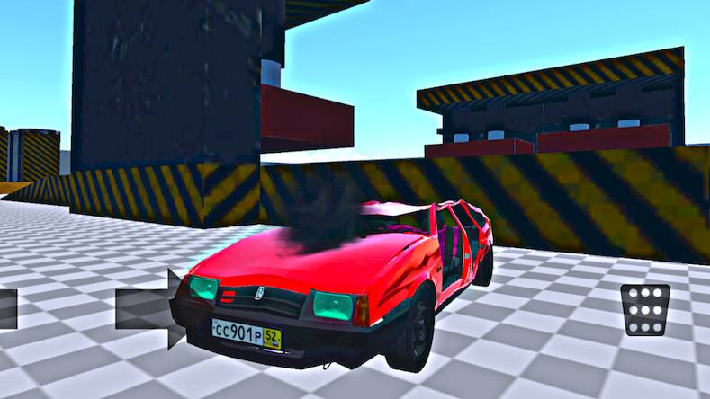 Скачать взломанную АВТОВАЗ КРАШ ТЕСТ СИМУЛЯТОР [Много денег] MOD apk на Андроид