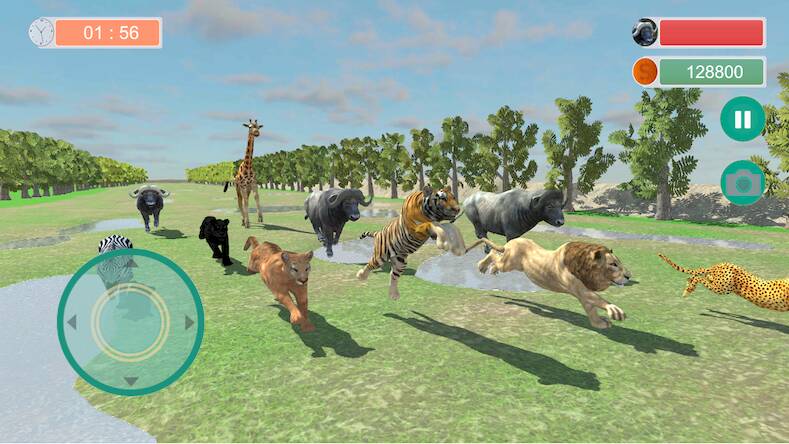 Скачать взломанную Angry Buffalo Wild Animal Race [Мод меню] MOD apk на Андроид