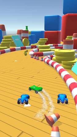 Скачать взломанную Toy Cars: 3D Car Racing [Много монет] MOD apk на Андроид