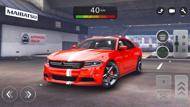 Скачать взломанную Charger SRT: Muscle Unleash [Много монет] MOD apk на Андроид