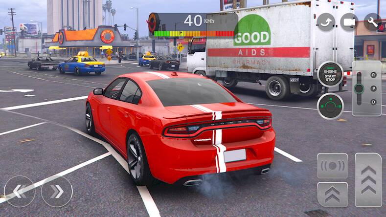 Скачать взломанную Charger SRT: Muscle Unleash [Много монет] MOD apk на Андроид