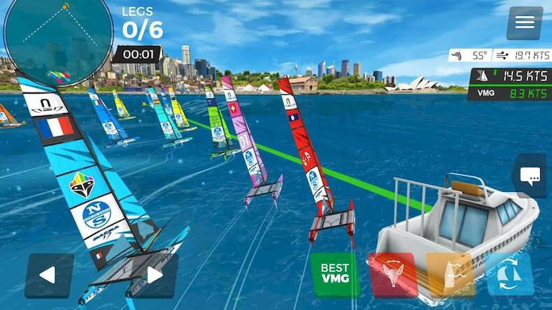 Скачать взломанную Virtual Regatta Inshore [Мод меню] MOD apk на Андроид
