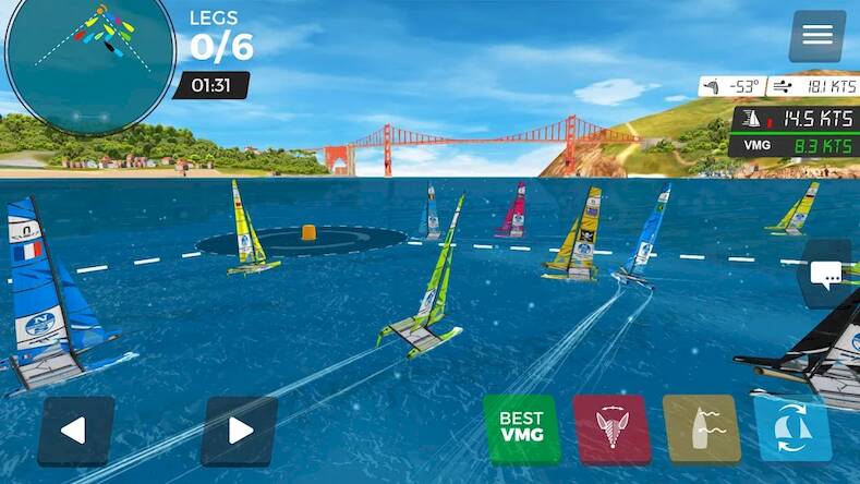 Скачать взломанную Virtual Regatta Inshore [Мод меню] MOD apk на Андроид