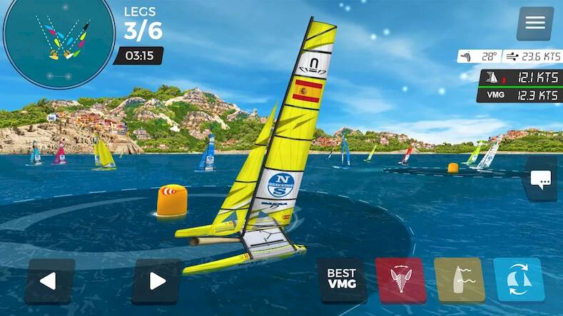 Скачать взломанную Virtual Regatta Inshore [Мод меню] MOD apk на Андроид