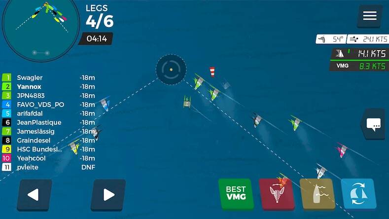 Скачать взломанную Virtual Regatta Inshore [Мод меню] MOD apk на Андроид