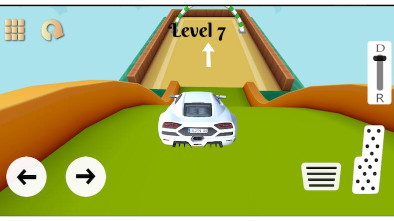Скачать взломанную Car Jumpy Sky : Stunts Racing [Много монет] MOD apk на Андроид