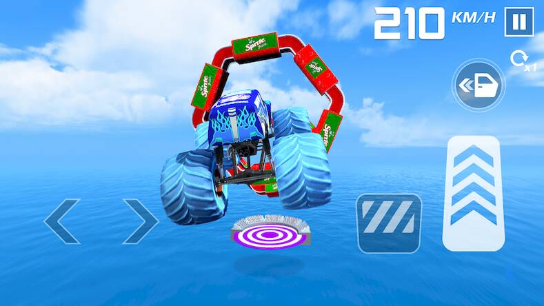 Скачать взломанную Car Games: Monster Truck Stunt [Мод меню] MOD apk на Андроид