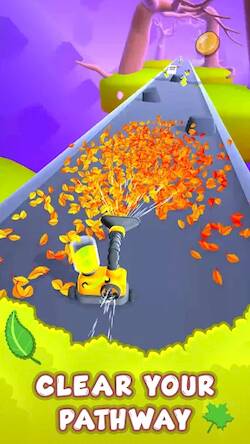 Скачать взломанную Leaf Blower [Много денег] MOD apk на Андроид