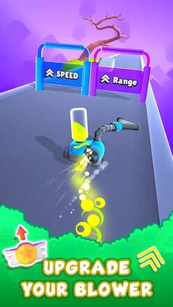 Скачать взломанную Leaf Blower [Много денег] MOD apk на Андроид