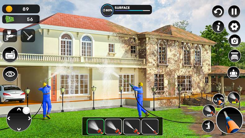 Скачать взломанную Автомобильные игры Power Wash [Много денег] MOD apk на Андроид