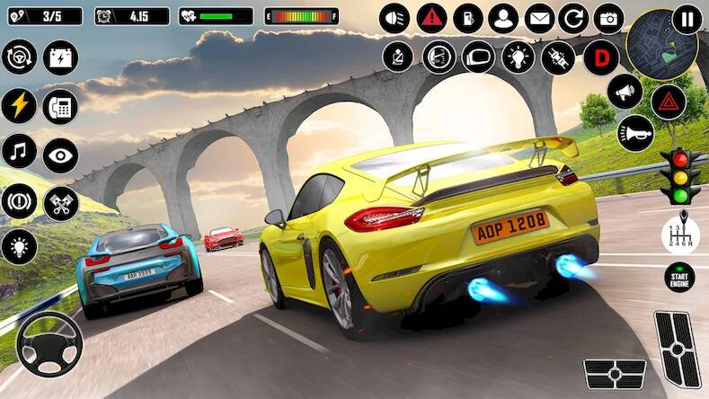 Скачать взломанную GT Car Racing Games 3D Offline [Много монет] MOD apk на Андроид