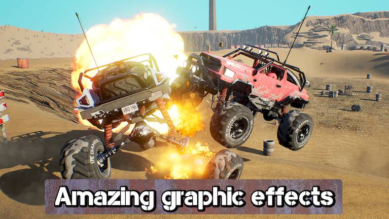 Скачать взломанную Mega derby car crash simulator [Бесплатные покупки] MOD apk на Андроид