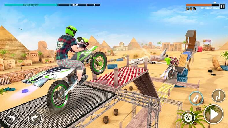 Скачать взломанную Bike Racing 3d: Stunt Legends [Много денег] MOD apk на Андроид
