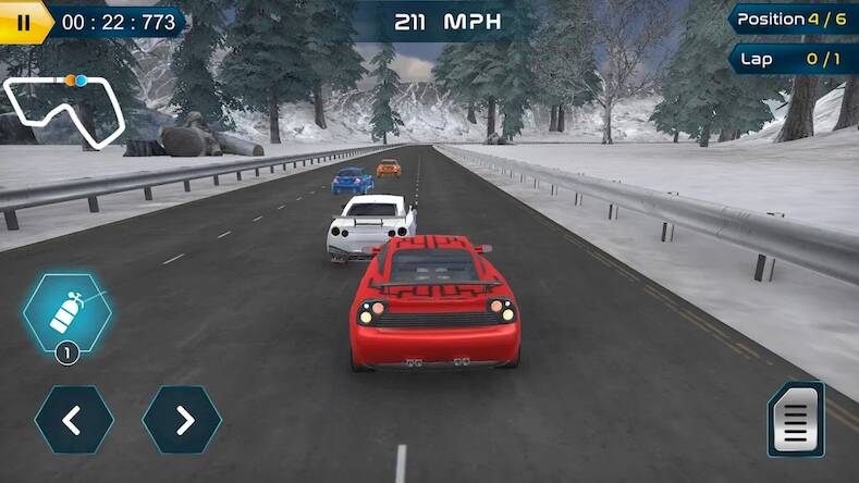 Скачать взломанную Non Stop Car Racing [Много денег] MOD apk на Андроид