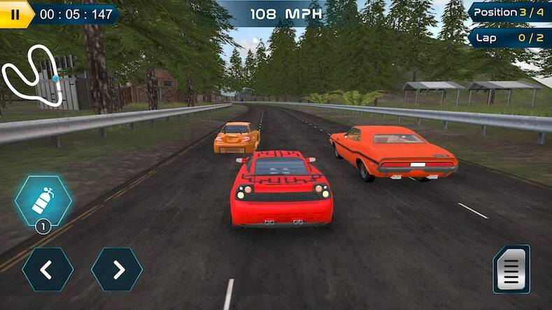Скачать взломанную Non Stop Car Racing [Много денег] MOD apk на Андроид