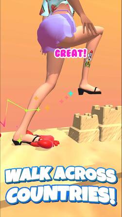 Скачать взломанную ASMR Tippy Toe - сытные игры [Бесплатные покупки] MOD apk на Андроид