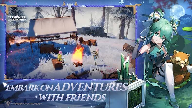 Скачать взломанную Tower of Fantasy [Много денег] MOD apk на Андроид